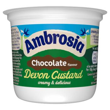 Ambrosia Chocolate Flavour Devon Custard 150g