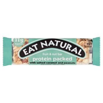 Eat Natural Fruit & Nut Bar Protein Packed with Salted Caramel and Peanuts 45g
