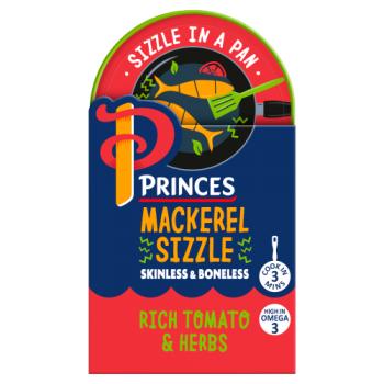 Princes Mackerel Sizzle Tomato &#38; Her