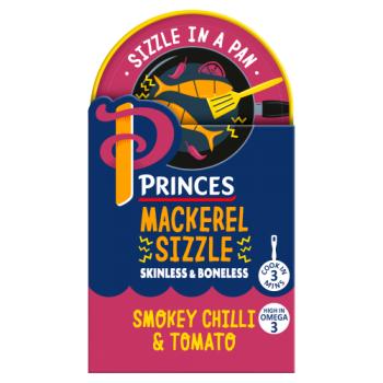 Princes Mackerel Sizzle Smokey Chilli