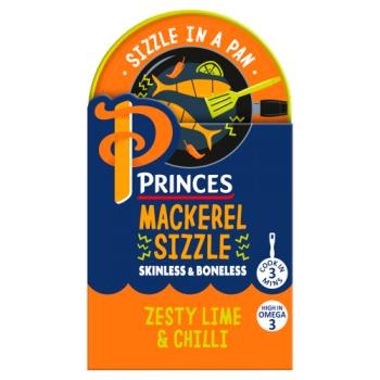 Princes Mackerel Sizzle Lime And Chilli 160g