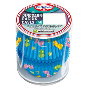 Dr. Oetker 50 Dinosaur Baking Cases