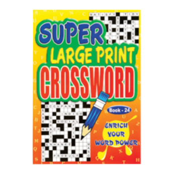 Super Large Print Crossword Book 
