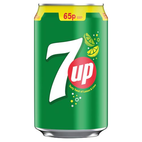 7UP Zero, Zesty Lemon & Lime Flavor, Zero Sugar, Can, 330ml: Buy