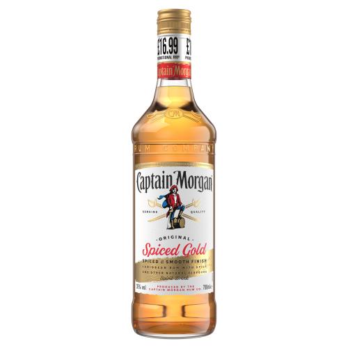 Captain Morgan Original Spiced Gold Rum Based Spirit Drink 35% vol 70cl  £16.99 PMP 06x01 - From KEYSTORE HAIRMYRES Sorry we are closed in EAST  KILBRIDE | APPY SHOP